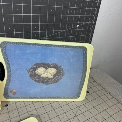 Cutting Boards with Chicken Motif 