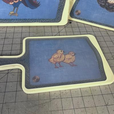 Cutting Boards with Chicken Motif 