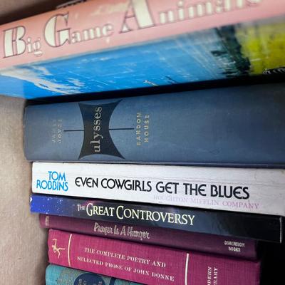 Bankers Box of Novels and Poetry
