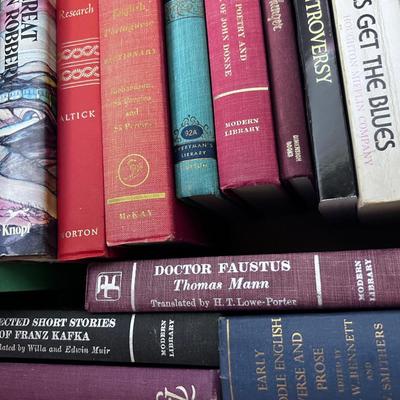 Bankers Box of Novels and Poetry