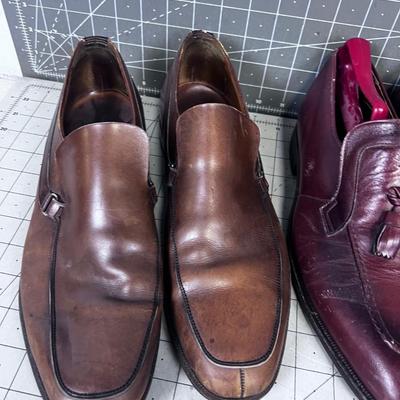 3 Pairs of men's dress Shoes, Mostly Vintage