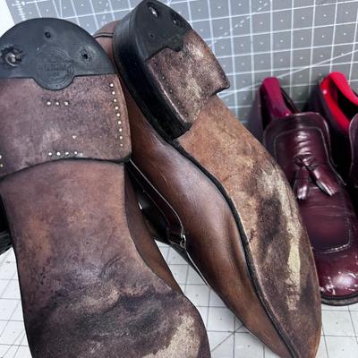3 Pairs of men's dress Shoes, Mostly Vintage