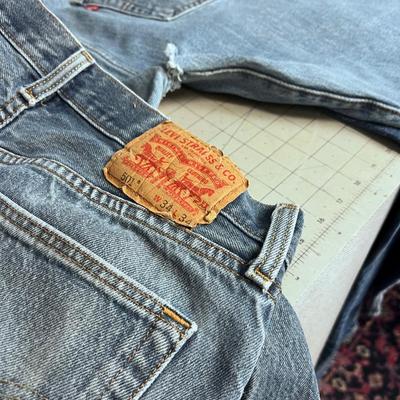 3 Pairs of Used LEVI 501 Jeans 