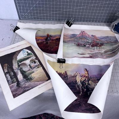 Bunch of OLD Poster Prints 