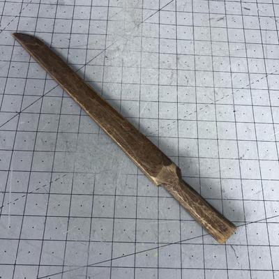 Hand Made Sword / Knife. WOOD carved