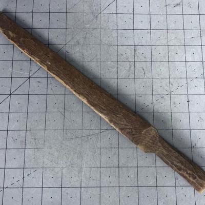 Hand Made Sword / Knife. WOOD carved