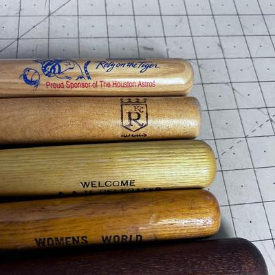 5 Souvenir Bats Miniature