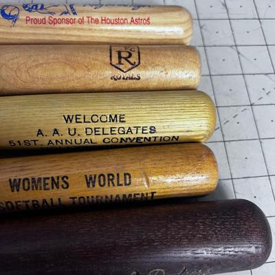 5 Souvenir Bats Miniature