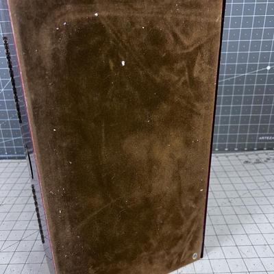 Lacquer Finished and Velvet Lined LIKE NEW Jewelry Box. 