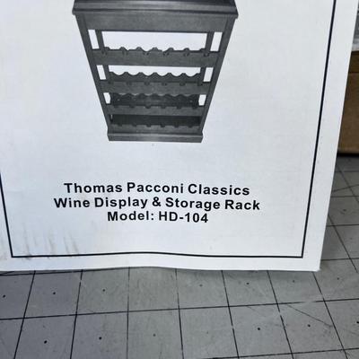 Thomas Pacconi New WINE and Storage New in the Box. 