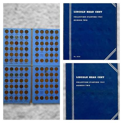 2 Lincoln Head Cent Collection Books