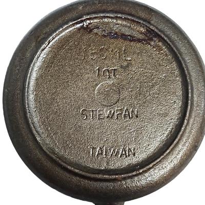 2 Vintage Made in Taiwan Cast Iron Stewpans