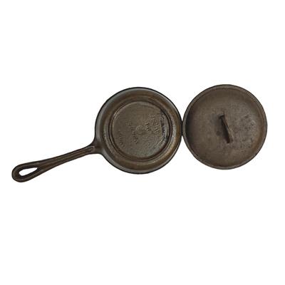2 Vintage Made in Taiwan Cast Iron Stewpans