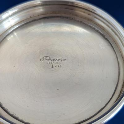 Vintage Preisner 140 Sterling silver julep cup Mono "W"