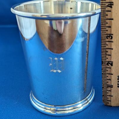 Vintage Preisner 140 Sterling silver julep cup Mono "W"