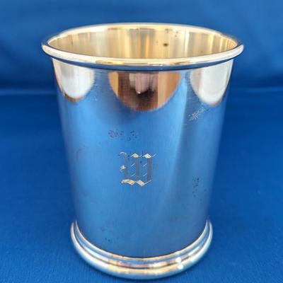 Vintage Preisner 140 Sterling silver julep cup Mono "W"