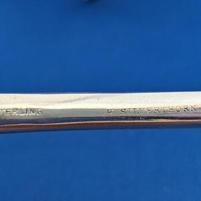 Wood & Hughes Sterling silver Soup / Punch ladle Retailed by Henry Silverthorn Lynchburg, VA