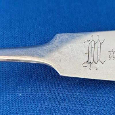 Antique coin silver spoon "Mabel" From Grandma 1882-Mable Louise Wilbur Winfree