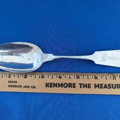 Antique coin silver spoon "Mabel" From Grandma 1882-Mable Louise Wilbur Winfree