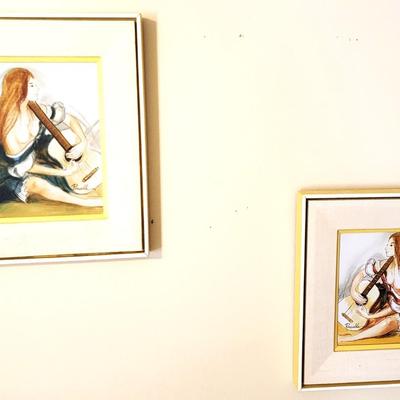 2 Pieces of Vintage Rosa Ponselle Artwork
