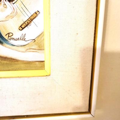 2 Pieces of Vintage Rosa Ponselle Artwork