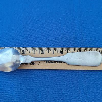 Antique coin silver spoon 