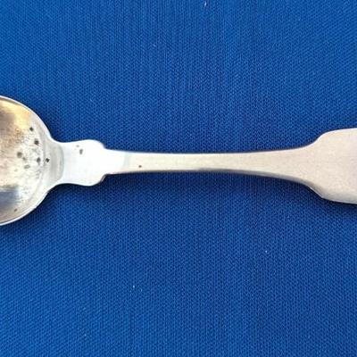 Antique coin silver spoon 