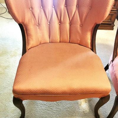 2 Vintage Wing Back Library Chairs