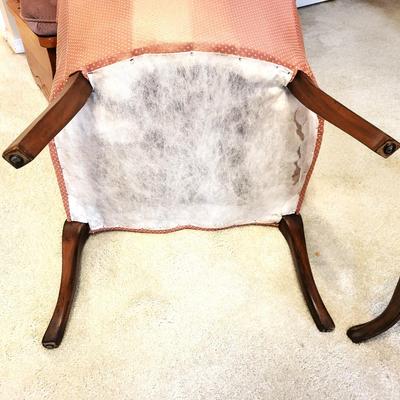 2 Vintage Wing Back Library Chairs