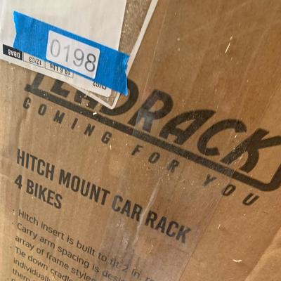 4 Bike Hitch Mount Car Rack In Box