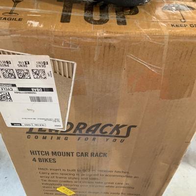 4 Bike Hitch Mount Car Rack In Box