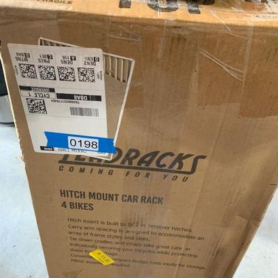 4 Bike Hitch Mount Car Rack In Box