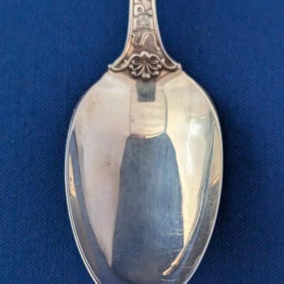 Set of 6 (six) vintage Sterling silver Morning Glory Libra spoons by R Wallace & Sons