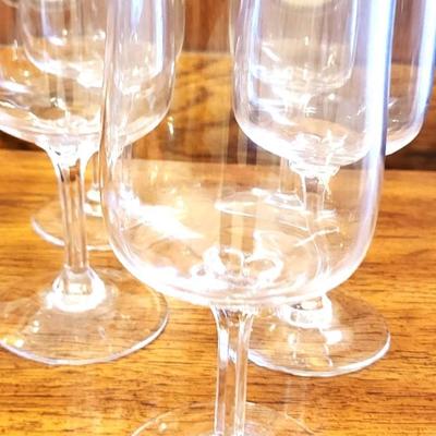 8 Lenox Weatherly Water Glass with Gold Trim-Marked Lenox