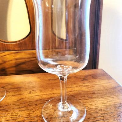 8 Lenox Weatherly Water Glass with Gold Trim-Marked Lenox