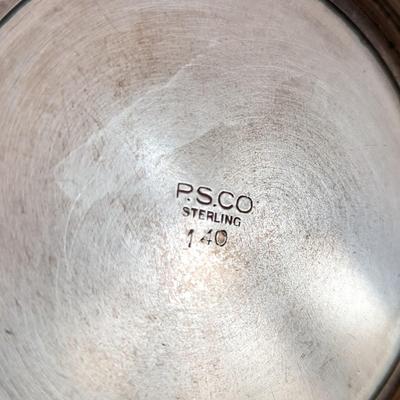 2 (two) PSCO sterling silver julep cups No Mono. #139 and #140