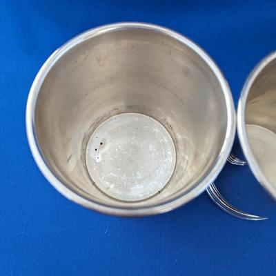 2 (two) PSCO sterling silver julep cups No Mono. #139 and #140