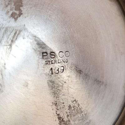 2 (two) PSCO sterling silver julep cups No Mono. #139 and #140