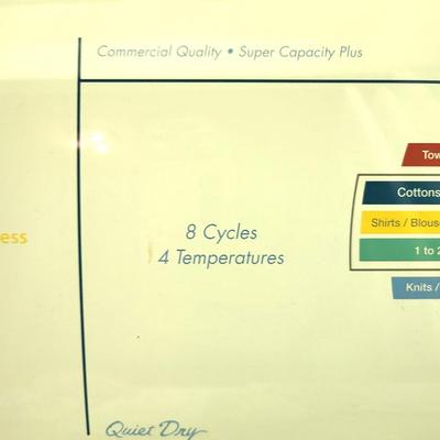 Whirlpool Commerical Quality Ultimate Care 2 Electric Washer and Dryer Set With Book Manuels
