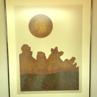2 Original Midcentury Modern Abstract Rare Expressionist Artwork by Ed Ward