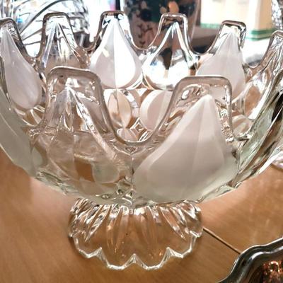 Crystal/Silver Plate Lot, Some Waterford