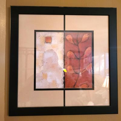 2 Pieces of Framed Wall Decor