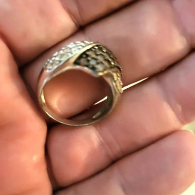 Costume Jewelry Lot with Sterling Silver Ring