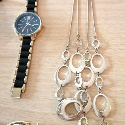 Costume Jewelry Lot with Sterling Silver Ring