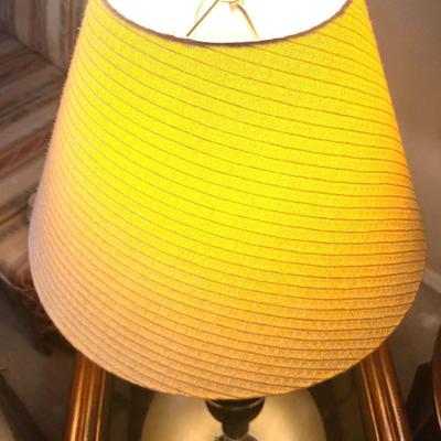 End Tables Lot with Vintage Lamp