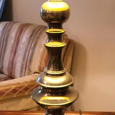 End Tables Lot with Vintage Lamp