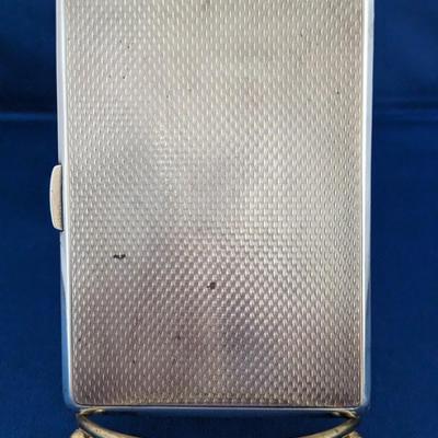 Vintage Art Deco style R. Blackinton & Co Sterling silver Cigarette / Money / calling card case #6126 Mono MAB