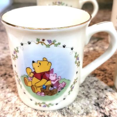 4 Lenox " Winnie the Pooh " Mugs