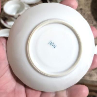 6 Regency China Teacup Lot