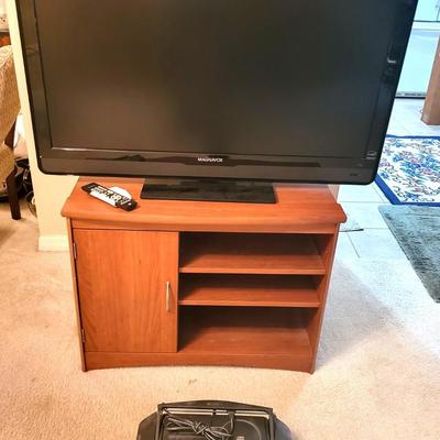 Magnavox TV/Sony Radio and TV Cabinet